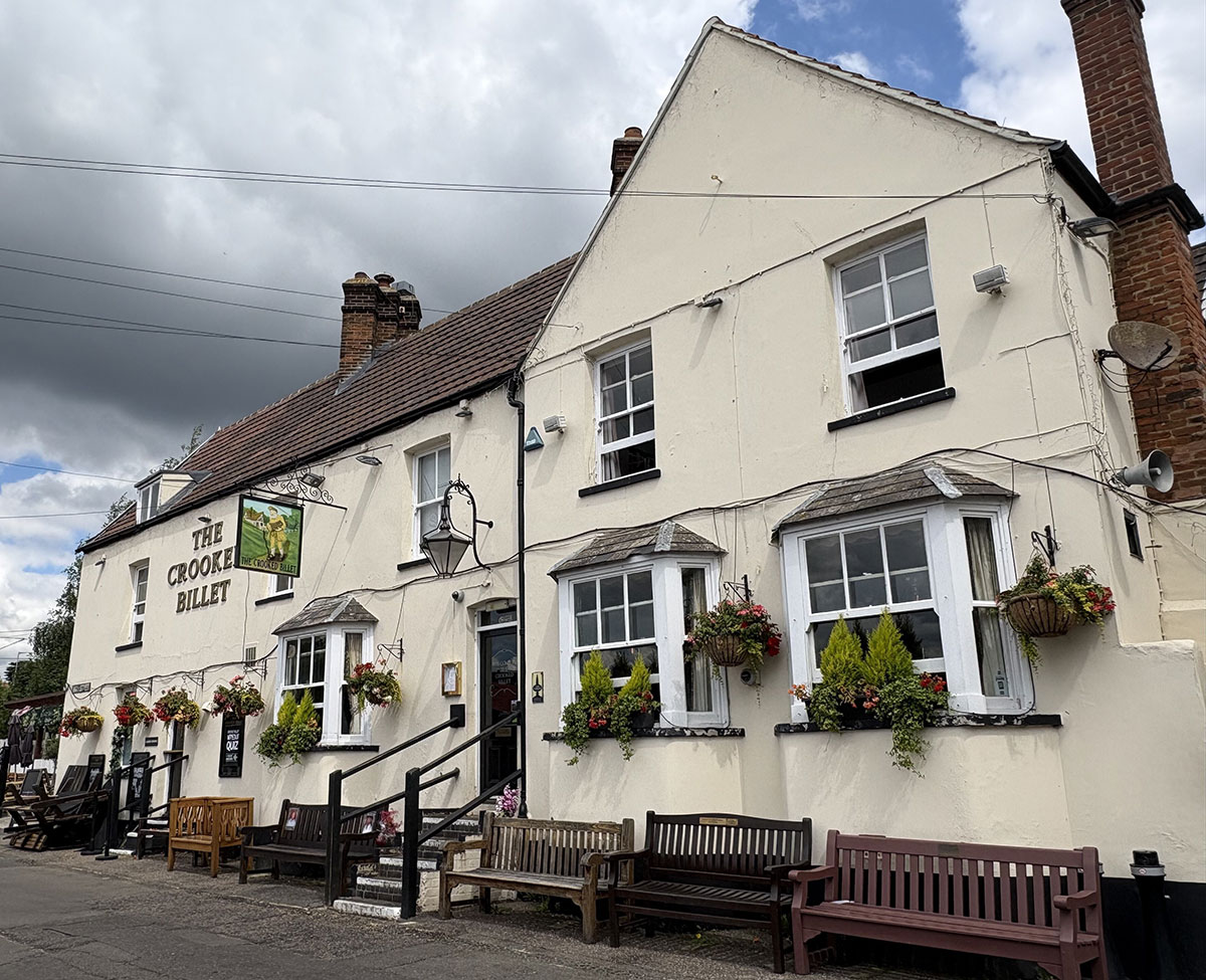 Exterior view of the Crooked Billet