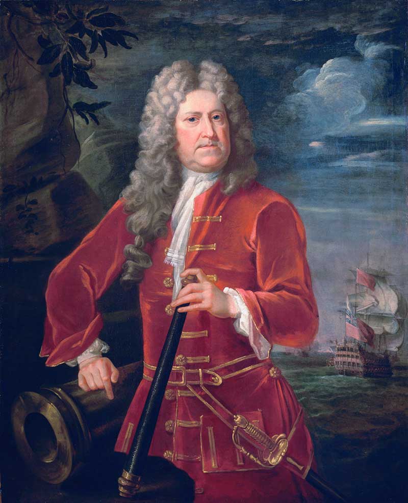 portrait of Nicholas Haddock circa 1742