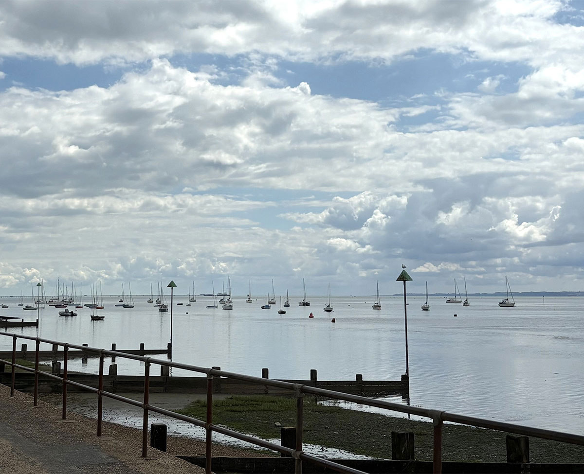 Leigh-on-Sea at high tide